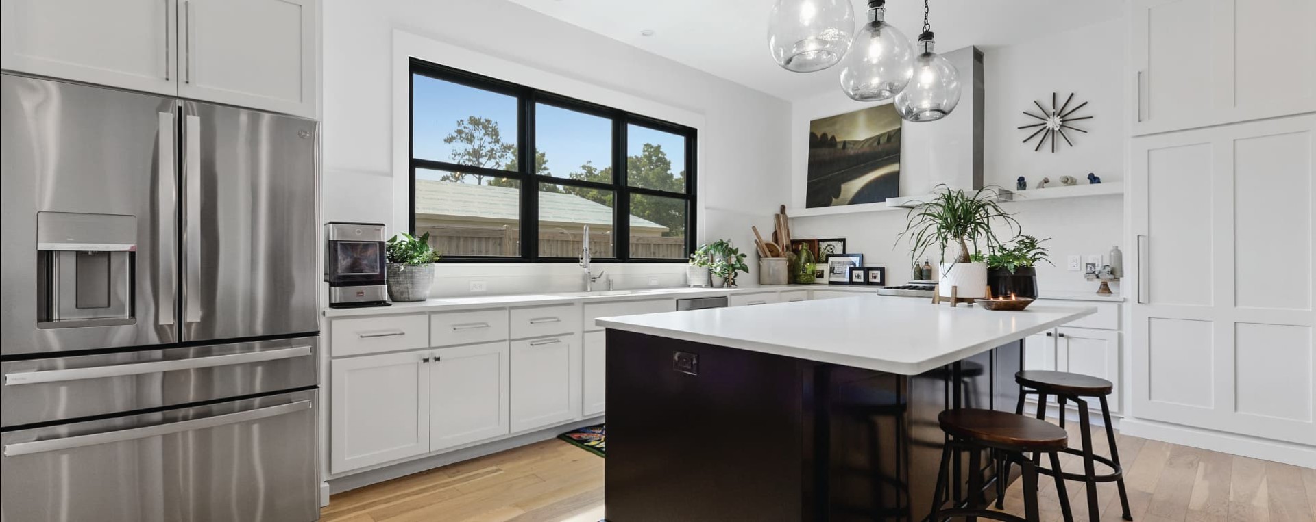 Custom kitchen built by Shepard Homes